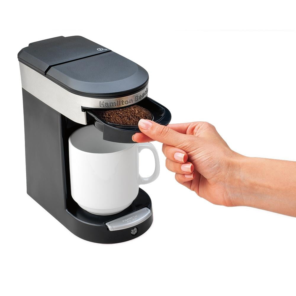 Cafetera Personal Hamilton Beach 1 Taza Negra