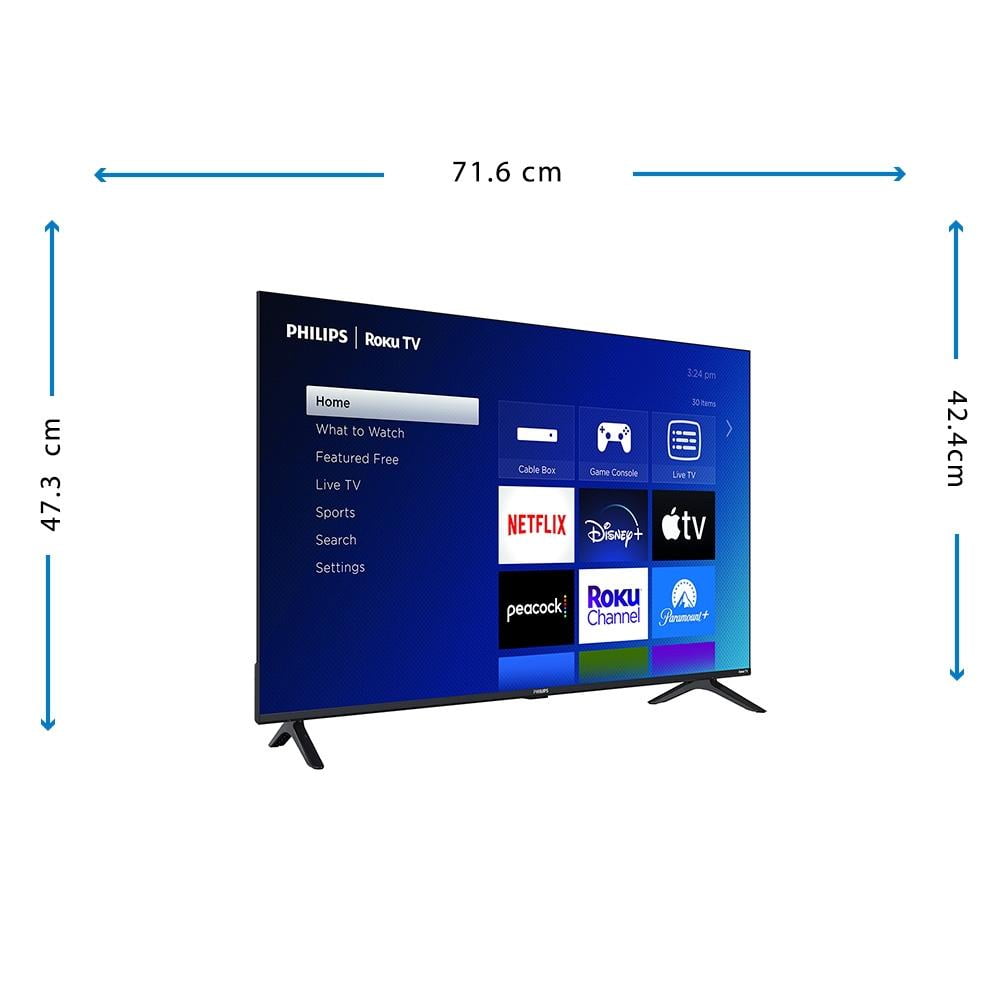 Philips 32 Inch HD Roku LED Smart TV