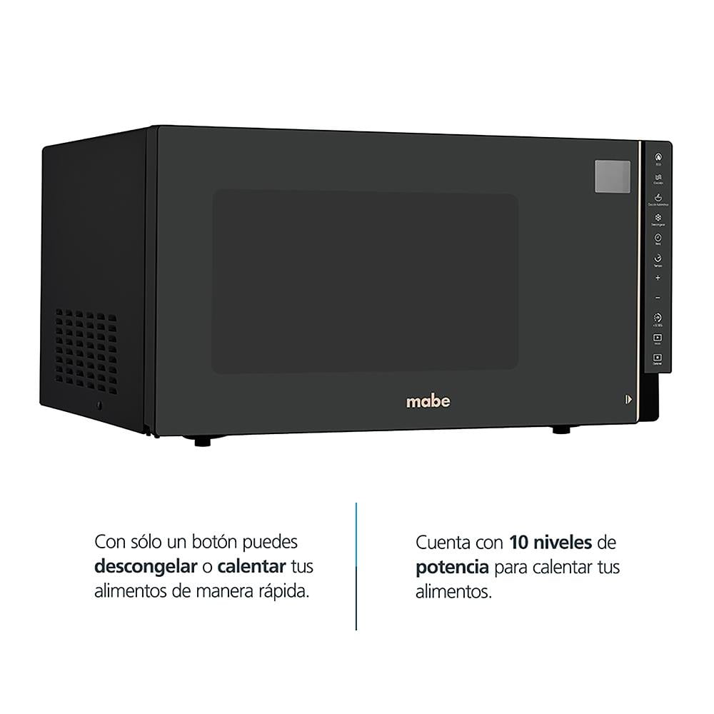 Horno de Microondas Mabe 1.1 Pies Rose Gold Con Acabado Espejo