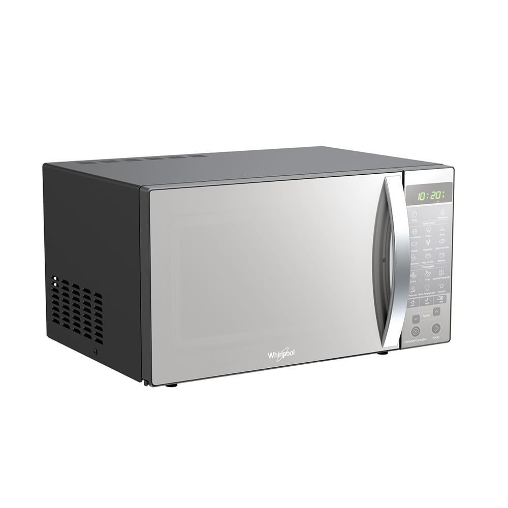 Whirlpool NA 1.1 ft Mirror Front Silver Microwave Oven