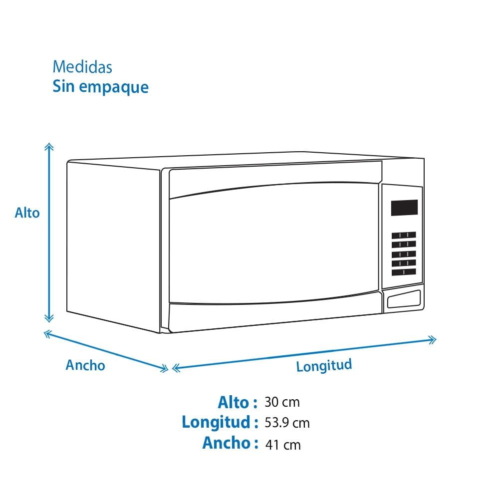 Horno de Microondas Whirlpool 1.1 Pies Cúbicos Silver