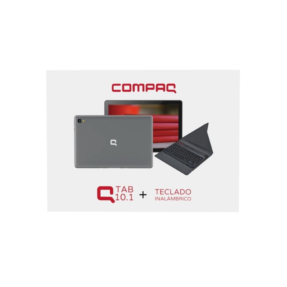 Tablet Compaq Qtab 10.1 Pulgadas 4GB RAM 128GB ROM Con Teclado Bluetooth