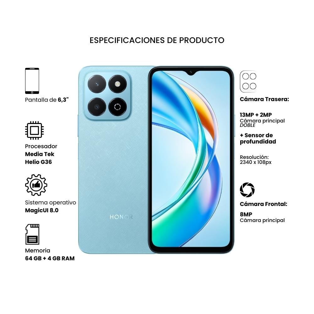 Honor PLAY 9A 4GB 64GB Azul - Alex Bazar Mx