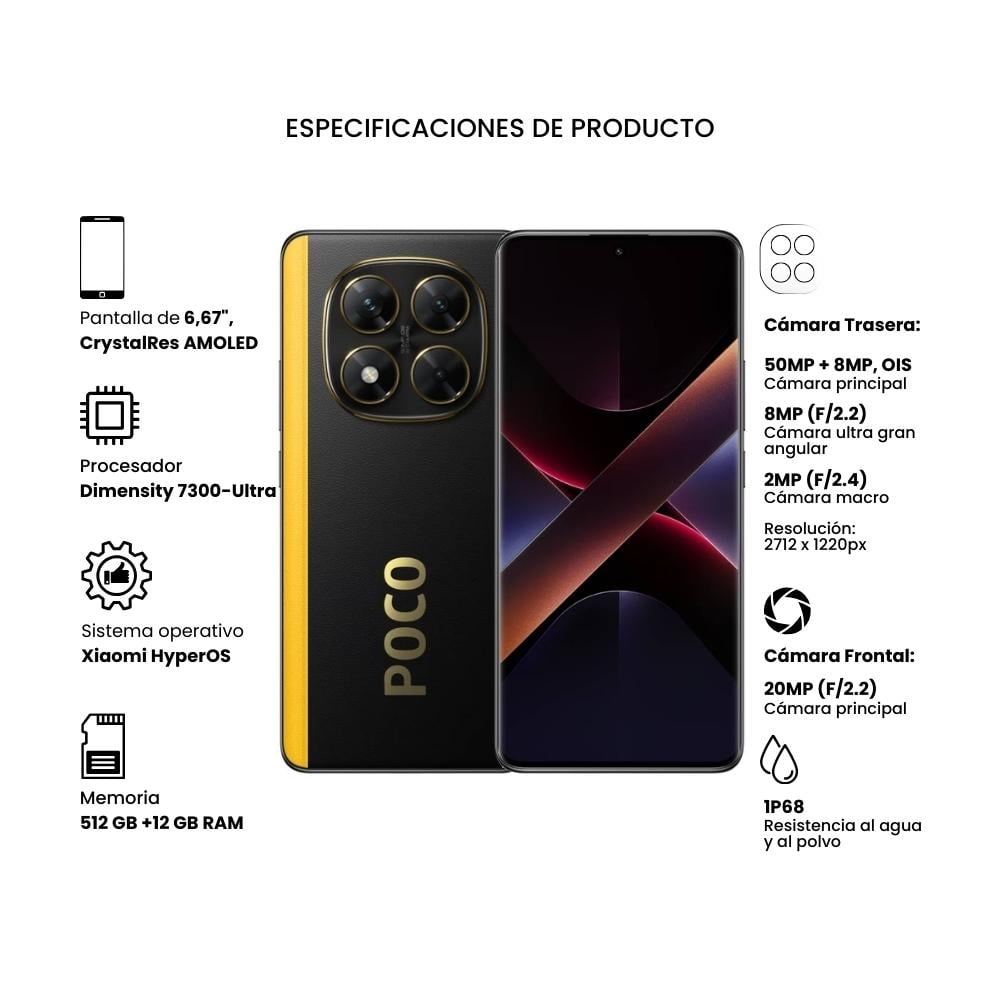 Xiaomi Poco X7 12GB RAM 512GB ROM Black