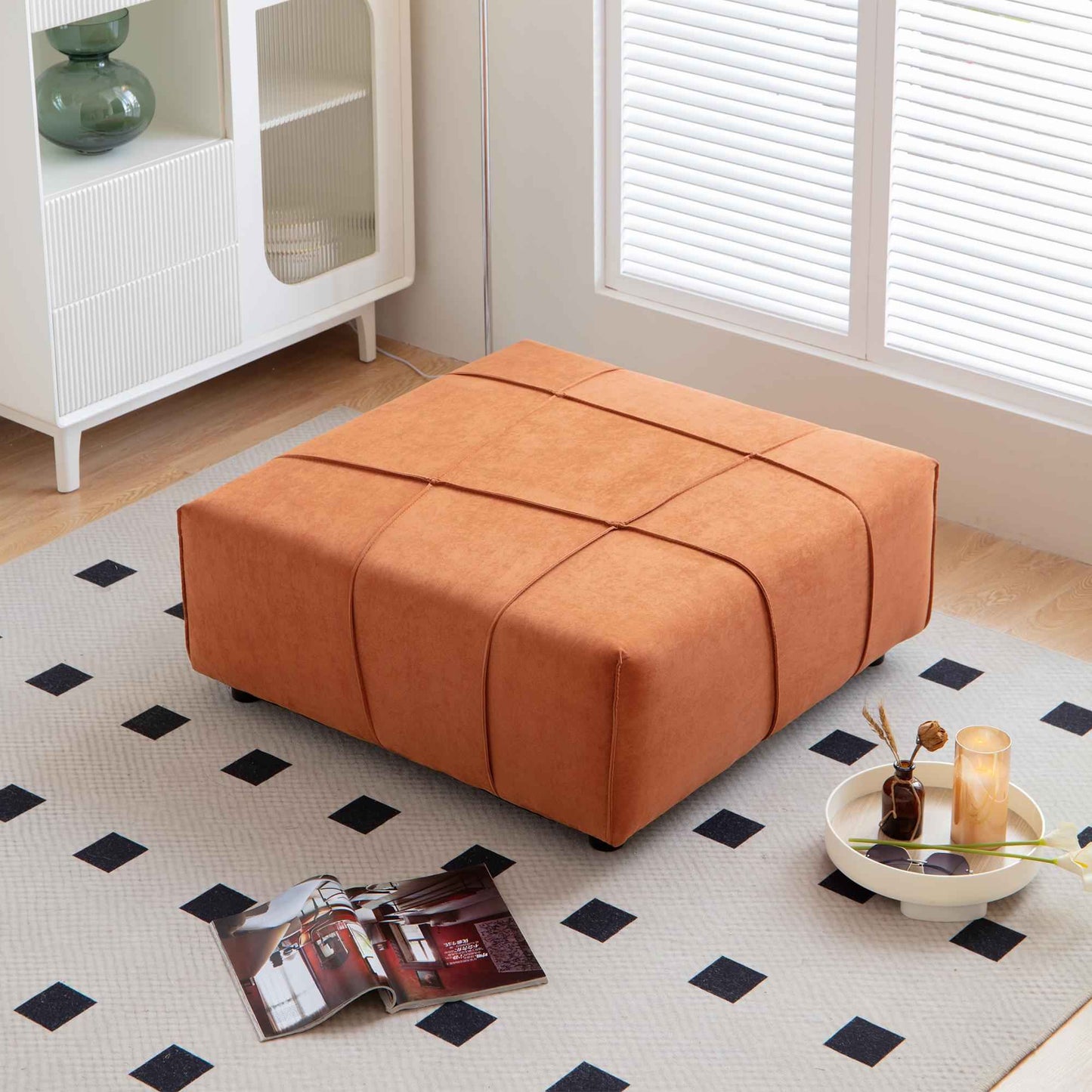 Sofá Modular Seccional Individual Con Respaldo Extraíble - Alex Bazar Mx
