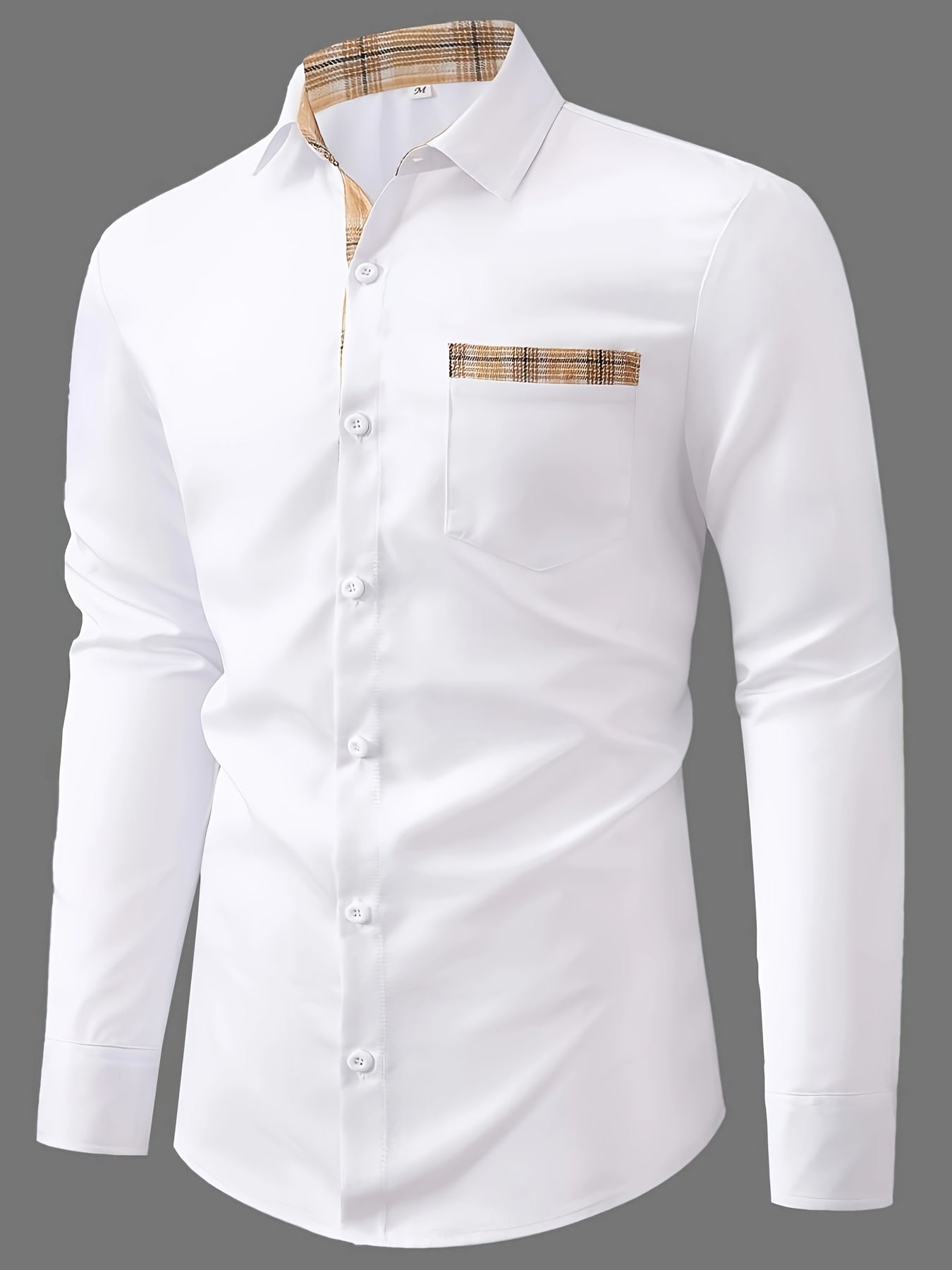 Gold Edge Men's Long Sleeve Shirt