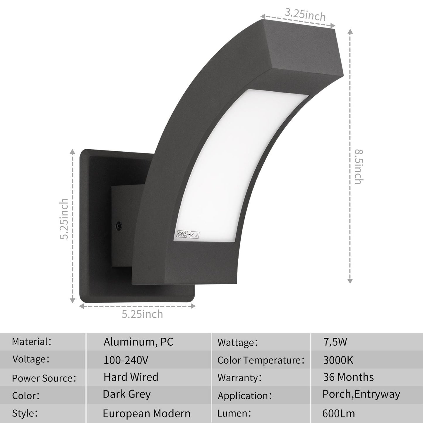 Outdoor Wall Sconce/Path Light