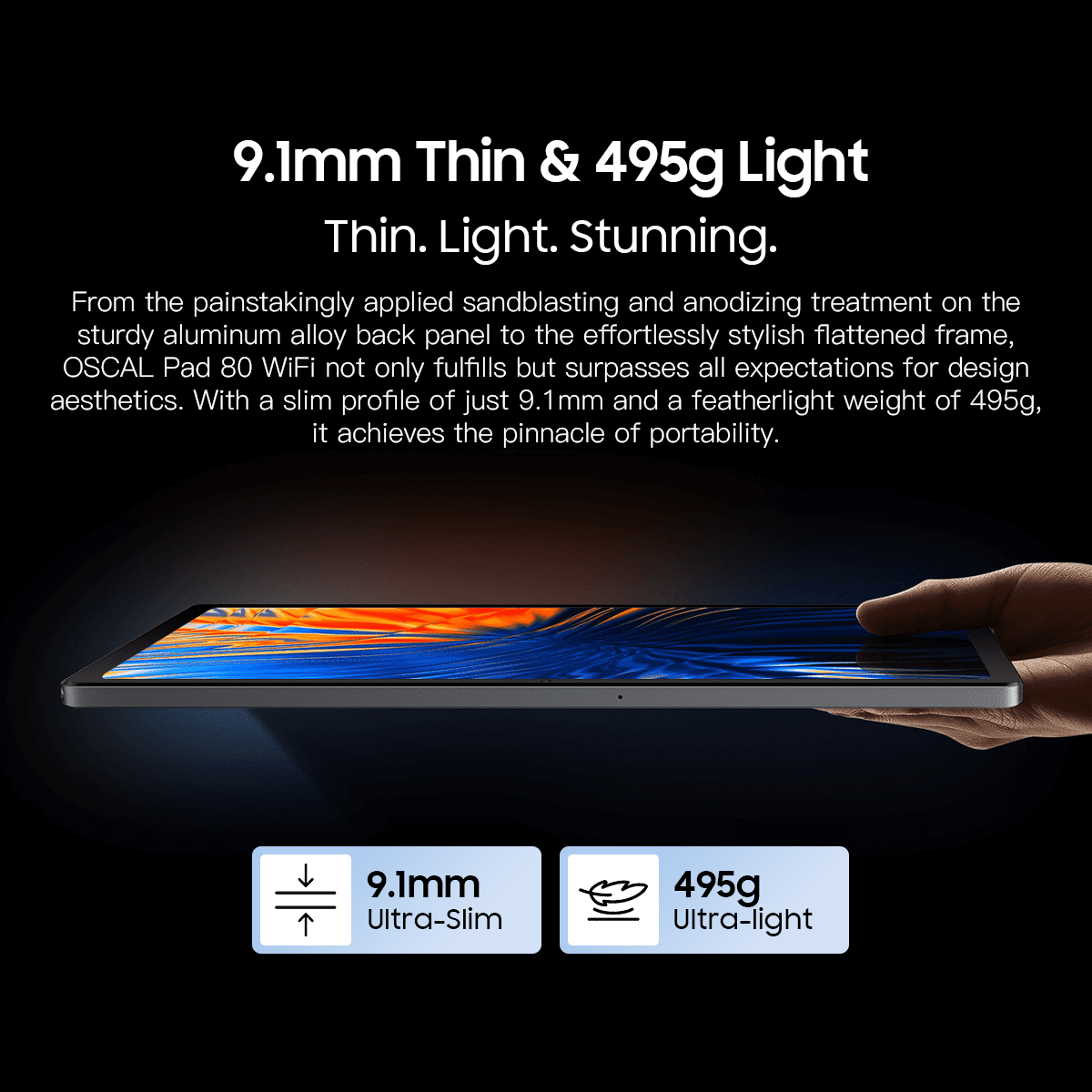 Blackview OSCAL Pad 80 WiFi Tablet 18GB 256GB Android 14