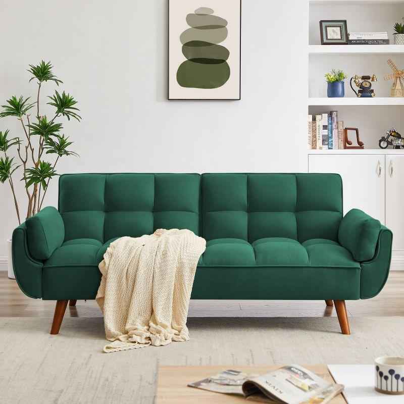 Sofá de Terciopelo Con Respaldo Ajustable - Alex Bazar Mx