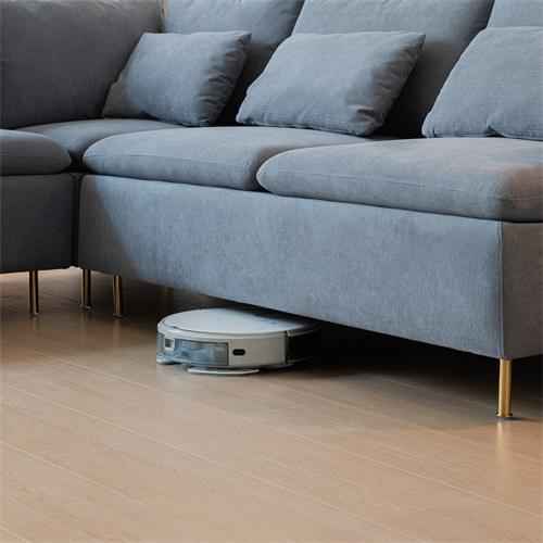 Sofá Modular De Esquina En Forma de L Sofá Seccional Orientado Hacia La Izquierda Lino de Algodón Gris De 90,9'' - Alex Bazar Mx