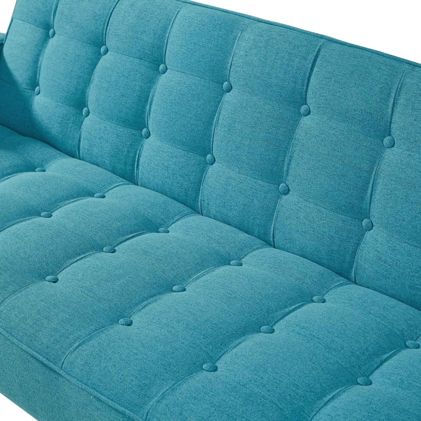 Sofá Capitonado de Color Liso - Alex Bazar Mx
