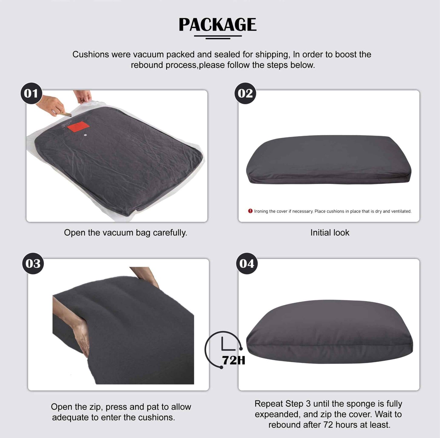 Sofá Cama Tipo Futón de 65” de Poliéster - Alex Bazar Mx