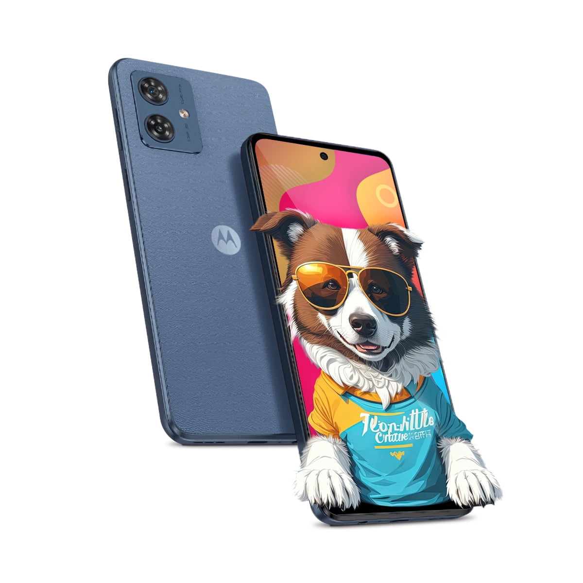 Combo Motorola Moto G54 8GB 256GB Azul + Audifonos Bluetooth Y Lápiz Táctil
