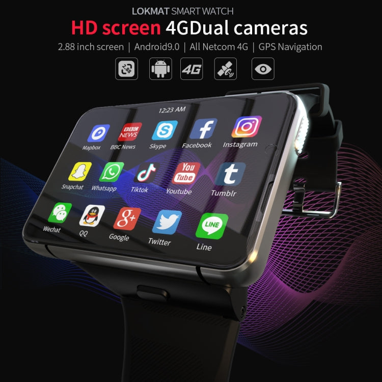 4G Smart Watch Call 2.88 Inch Screen LOKMAT APPLLP Max
