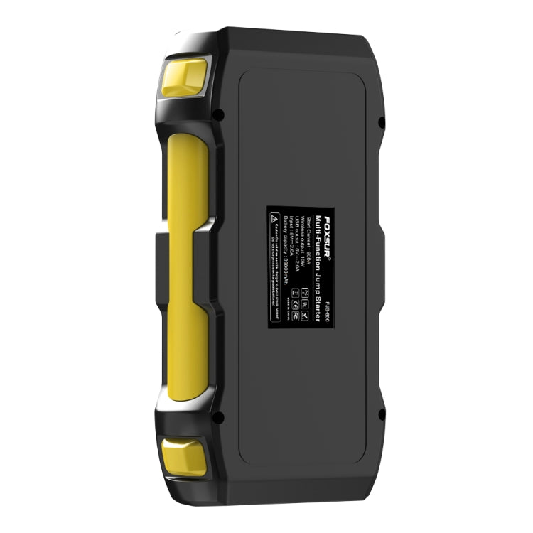 FOXSUR FJS-800 12V Multifunctional Car Emergency Starter with Wireless Smartphone Charging