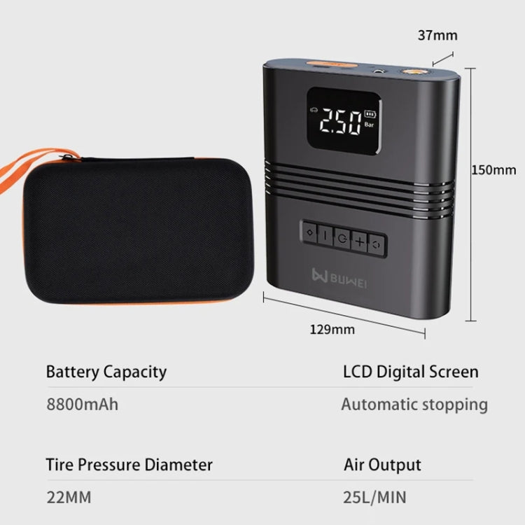 Multifunctional Emergency Starter Air Pump D7L 8800mAh