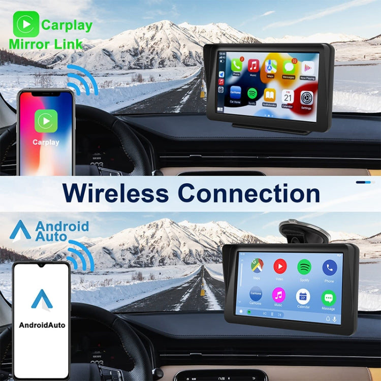 Pantalla Táctil Inalambrica Portátil Navegador CarPlay Bluetooth Reversa P701S