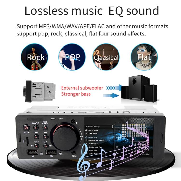 4.1 Inch Universal Car MP5 Player FM Radio 7805