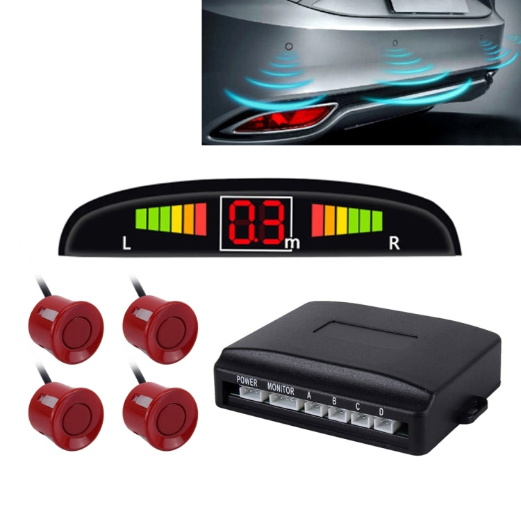 Universal Car Reversing Radar System with Buzzer and LCD Display