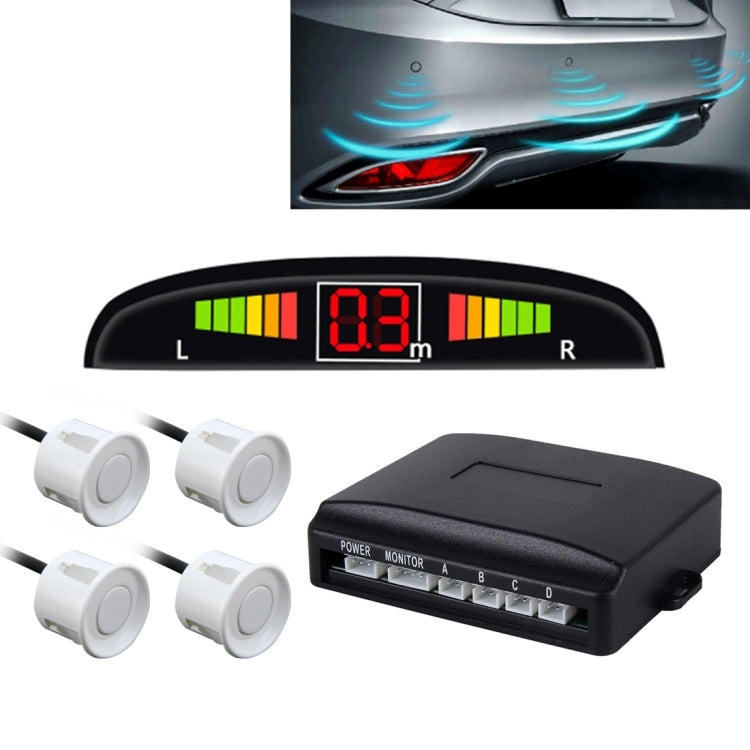 Universal Car Reversing Radar System with Buzzer and LCD Display