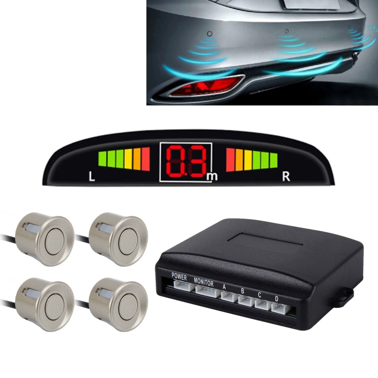 Universal Car Reversing Radar System with Buzzer and LCD Display
