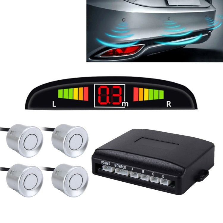 Universal Car Reversing Radar System with Buzzer and LCD Display