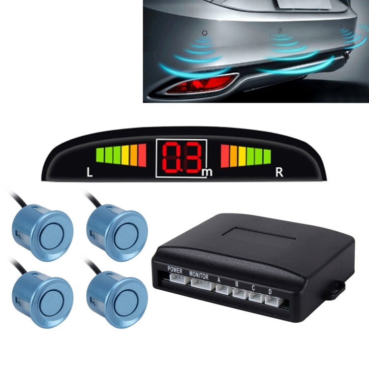 Universal Car Reversing Radar System with Buzzer and LCD Display