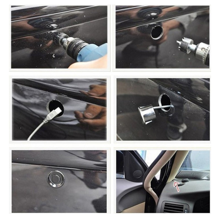 Universal Car Reversing Radar System with Buzzer and LCD Display