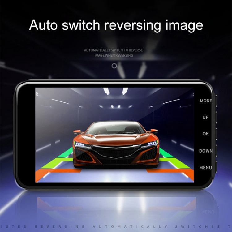 Vieocamara 4 Inch Car 2.5D HD 1080P Dual Recording