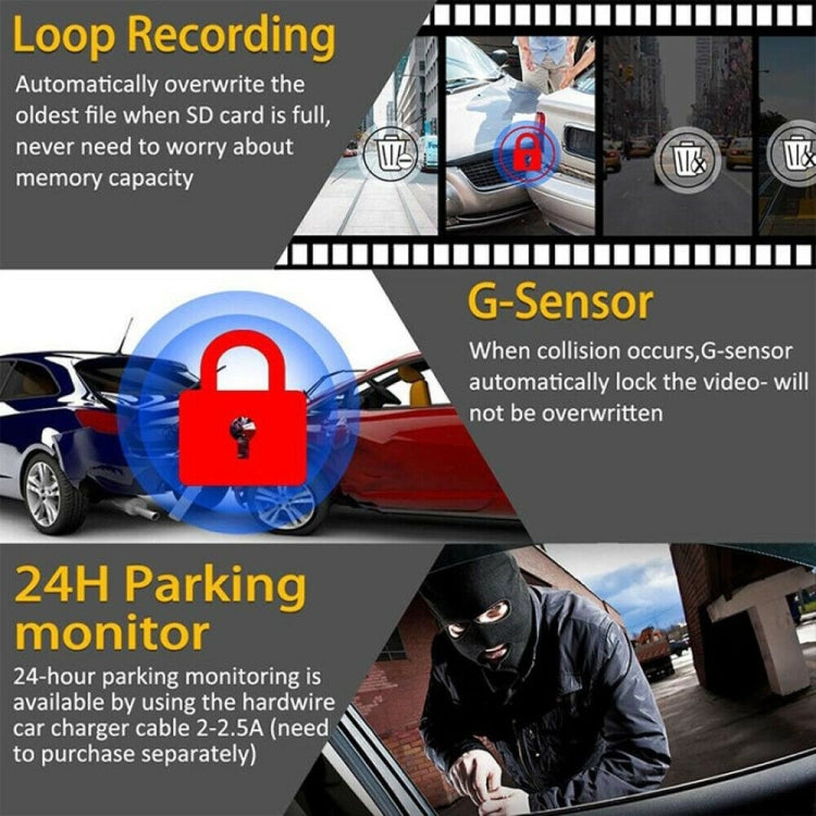 F9 Universal Car Driving Recorder with HD Infrared Night Vision