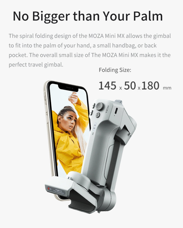 Moza 3-Axis Foldable Handheld Gimbal Stabilizer