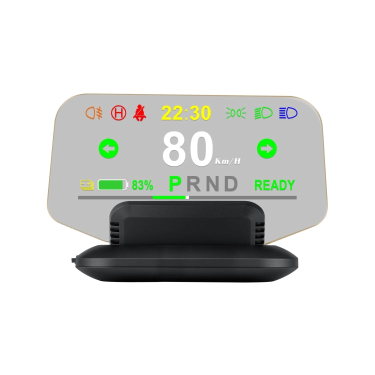 5.1 Inch Universal Head-Up Display HUD T1 Speed Overspeed Alarm
