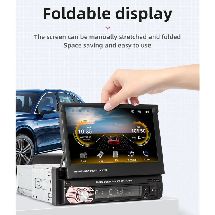 Reproductor MP5 HD 7 Pulgadas Universal Automático Para Coche Navegación GPS