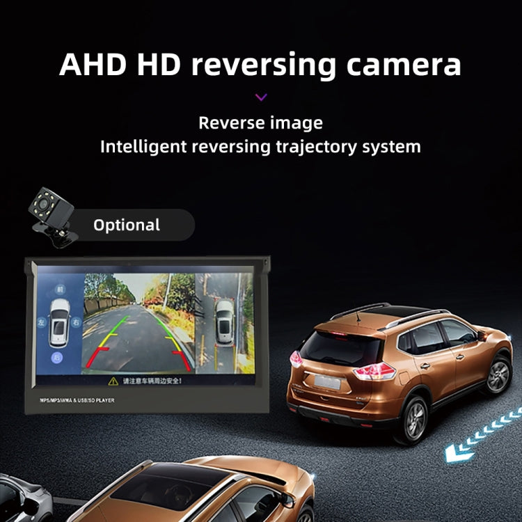 9601C 7 Inch HD Universal Car Retractable Screen MP5 Player with CarPlay