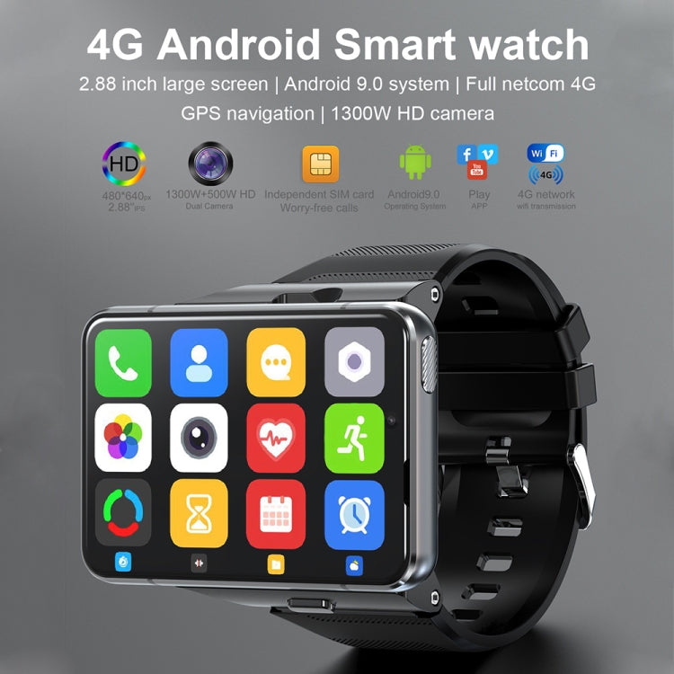 Smart Watch 4G TFT Screen Android 9.0 4GB+64GB 2.88 Inch Screen S999