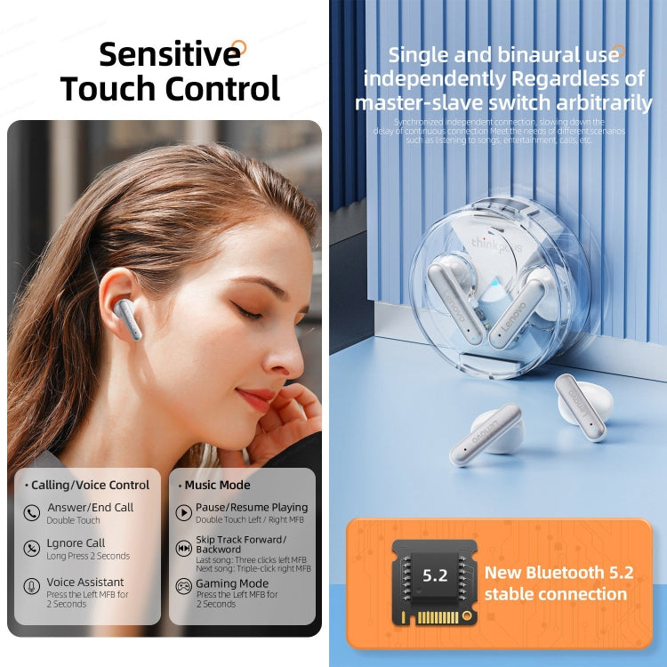 Auriculares Inalámbricos Bluetooth 5.2 Lenovo LP10 TWS