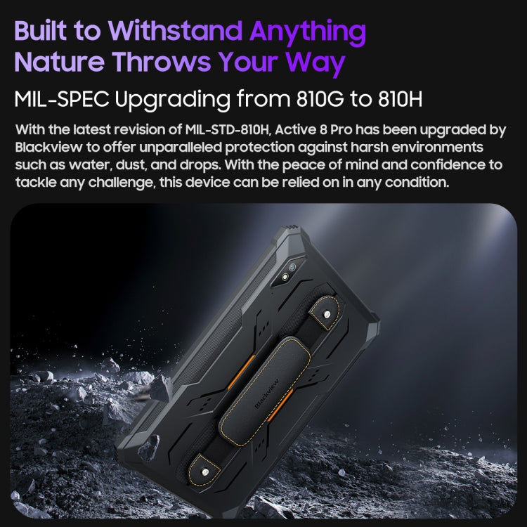 Rugged Tablet Blackview Active 8 Pro 4G 10.36 Inch 8GB+256GB Dual SIM