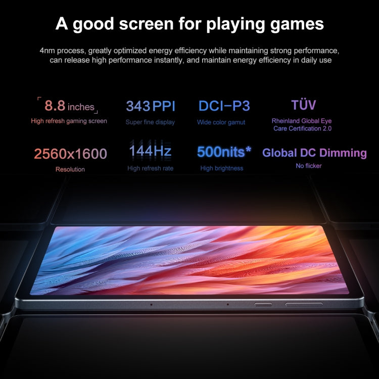 Lenovo LEGION Y700 8.8" Android 13 Gen1 12GB+256GB Tablet