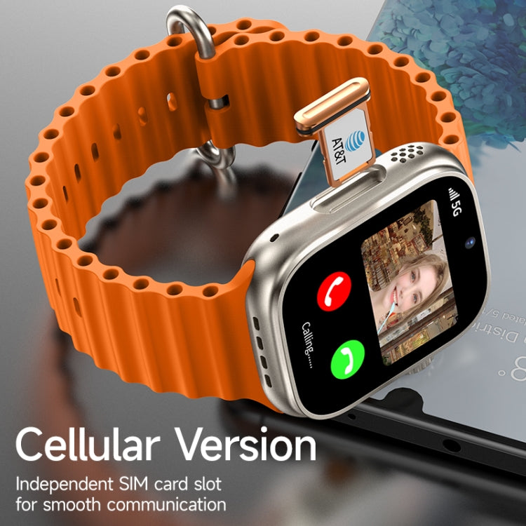 GS37 Smart Watch with 1.95 Inch Display Android 9.0, Spreadtrum SL8541E 1GB+16GB