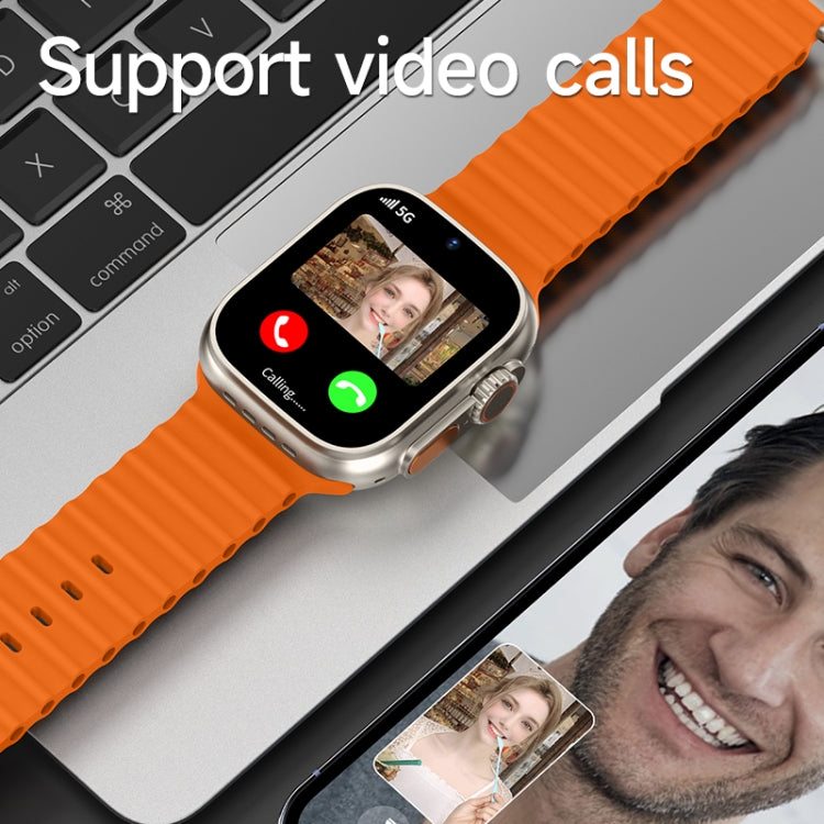 GS37 Smart Watch with 1.95 Inch Display Android 9.0, Spreadtrum SL8541E 1GB+16GB