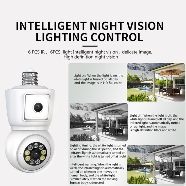 Cámara De Bombilla Inteligente Visión Nocturna Sensor De DP44