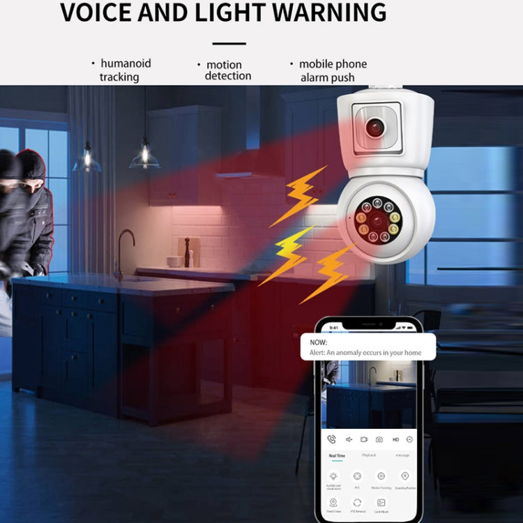 Cámara De Bombilla Inteligente Visión Nocturna Sensor De DP44