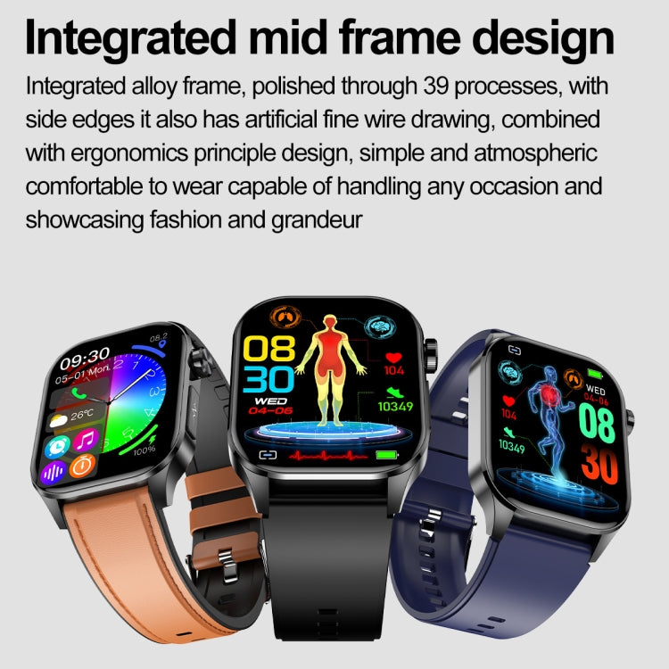 Smart Watch Bluetooth Call/ECG 2.04 Inch AMOLED Screen ET580