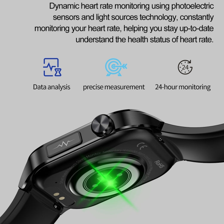 Smart Watch Bluetooth Call/ECG 2.04 Inch AMOLED Screen ET580