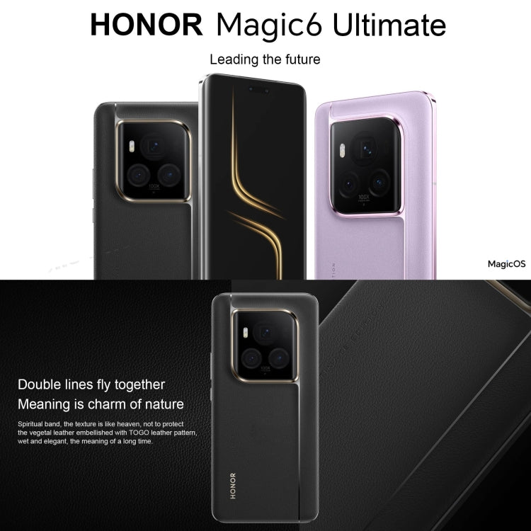 Honor Magic6 Ultimate, 6,8 pulgadas Magic OS 8.0 Snapdragon 8 Gen 3 Octa Core hasta 3,3 GHz, Red: 5G, OTG, NFC, 16GB+512GB, 16GB+1TB - Alex Bazar Mx