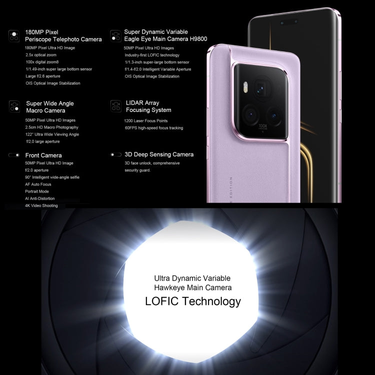 Honor Magic6 Ultimate, 6,8 pulgadas Magic OS 8.0 Snapdragon 8 Gen 3 Octa Core hasta 3,3 GHz, Red: 5G, OTG, NFC, 16GB+512GB, 16GB+1TB - Alex Bazar Mx