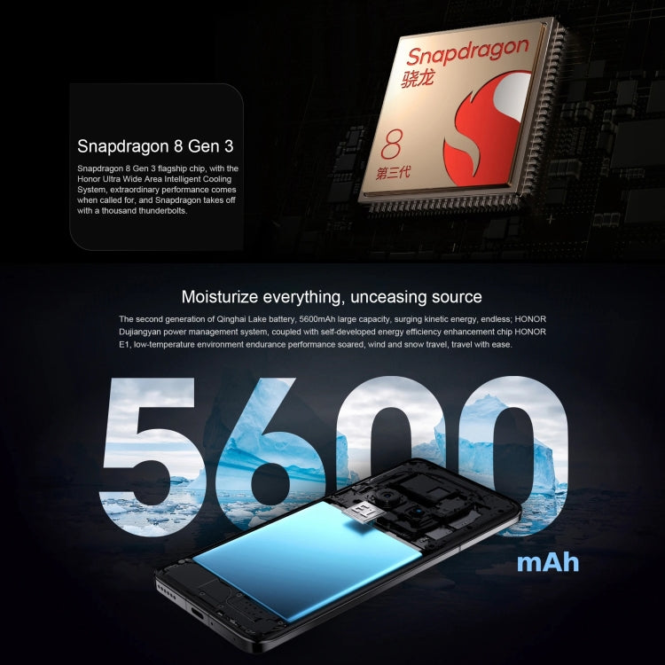 Honor Magic6 Ultimate, 6,8 pulgadas Magic OS 8.0 Snapdragon 8 Gen 3 Octa Core hasta 3,3 GHz, Red: 5G, OTG, NFC, 16GB+512GB, 16GB+1TB - Alex Bazar Mx