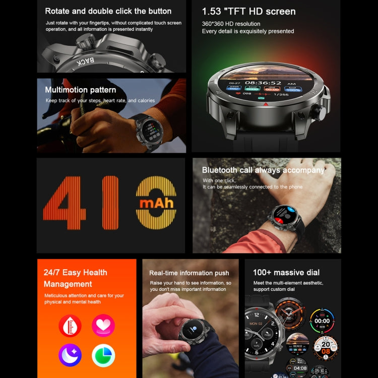 Smart Watch Fitness Sport DK68 Screen 1.53 Inch IP67 BT 5.0