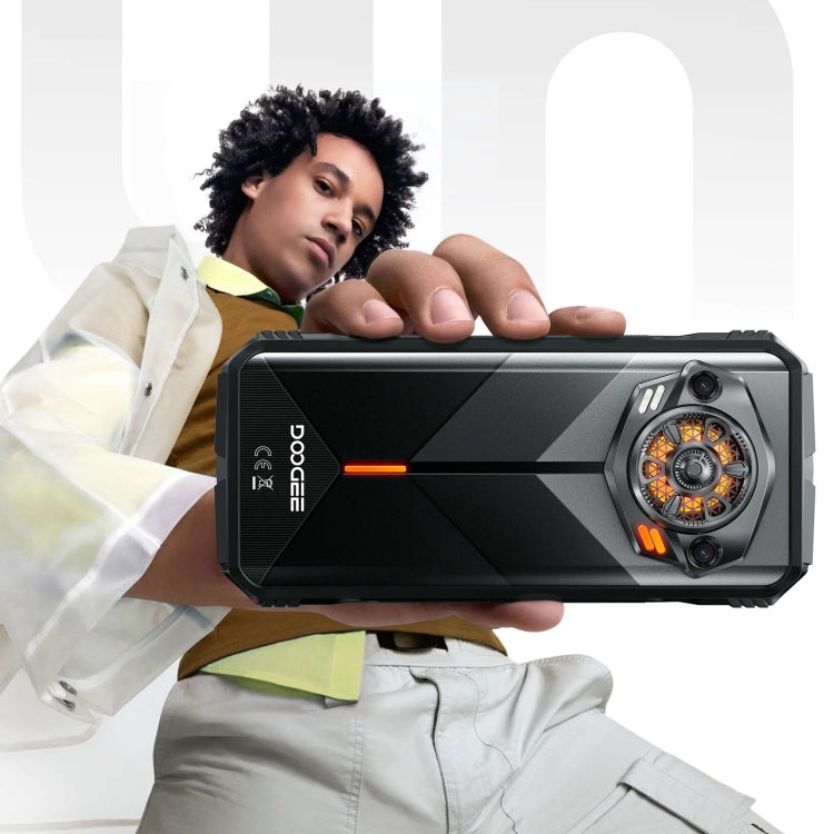 DOOGEE S PUNK Teléfono robusto, 6,58 pulgadas Android 14 Spreadtrum T606 Octa Core, Red: 4G, OTG, NFC, 6GB+256GB