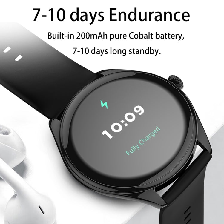 Ultra-thin Smart Watch 1.43 Inch AMOLED HD Screen Leather Strap MT55